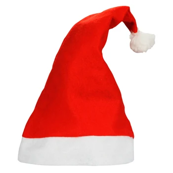 Весела Коледна шапка от нетъкан материал Унисекс, Коледна Навидад за деца, подарък за Коледа за украса на коледната партита за деца и възрастни