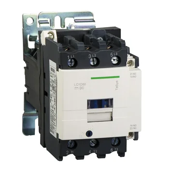 Електрически магнитен контактор за постоянен ток LC1D80GD 3P 3NO LC1-D80GD 80A Макара за постоянен ток 125 На