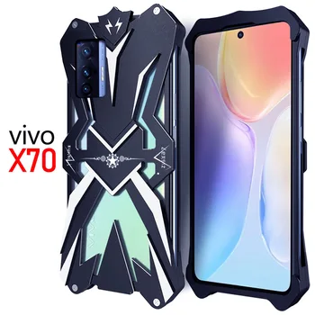 За Vivo X70 Pro Plus Zimon Luxury Thor Тежкотоварни Блиндирана Метална Алуминиев Калъф За мобилен Телефон Vivo X70 Pro Plus Cover Cases
