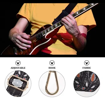 Каишка за банджо с лек дизайн, Регулируема презрамка за по-банджо, Подарък колан за банджо 2