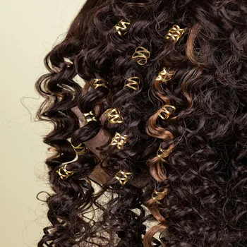 Ластикът за коса във формата на конска опашка, Комплект пръстени за коса, сплавленный кръст, издълбани аксесоари за коса, обтегач за коса