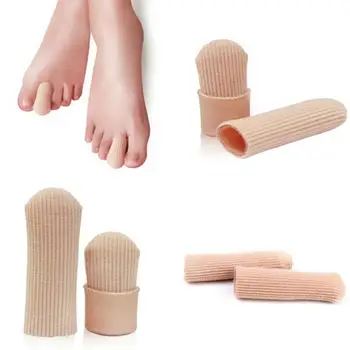 Мека Крак Силикон капачка за облекчаване на Мехури на пръстите на Краката Защита за пръстите на Краката Грижа за краката Эластопласт