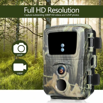 Мини-пътека-камера PR600, слот камера 1080P, водоустойчива ловна камера с активиране на движение, капан за наблюдение на дивата природа