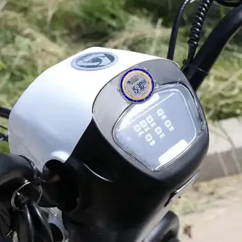 Мотоциклетни велосипедни часовници Хромированное водонепроницаемое определяне на волана Кварцов часовник Алуминиеви светещи часовници MotorAccessori 3