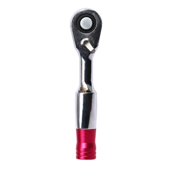 Муфа мини-ключ с 72 зъби 1/4-инчов Быстроразъемный муфа ключ с механизма на палеца