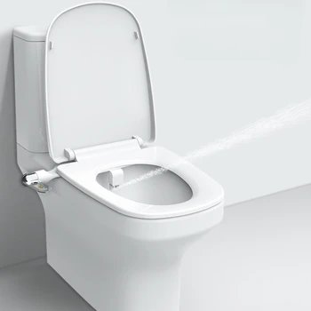 Неэлектрическая дюза за измиване на торцов тоалетна, Смыватель за чисто корпуса, Интелигентен Пречиствател на седалката на тоалетната чиния, free toiletries 0