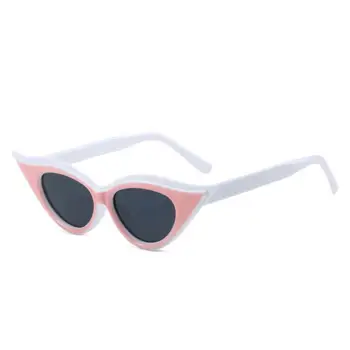Персонални очила Хип-хоп Модел, показывающаяся на модния подиум, Слънчеви очила за момичета с кошачьим око 1
