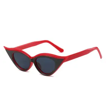 Персонални очила Хип-хоп Модел, показывающаяся на модния подиум, Слънчеви очила за момичета с кошачьим око 3