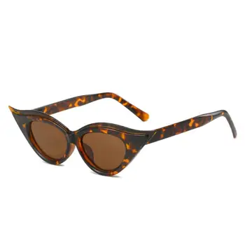 Персонални очила Хип-хоп Модел, показывающаяся на модния подиум, Слънчеви очила за момичета с кошачьим око 4