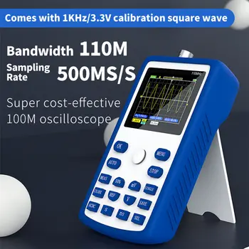 Професионален цифров осцилоскоп I-1C15 с честота на дискретизация 500 MS / s, поддръжка на аналогова лента от 110 Mhz, поддържане на формата на сигнала