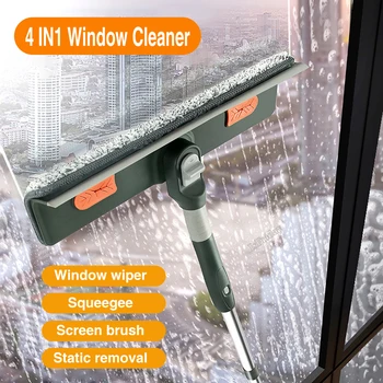 Разширено Инструмент За Почистване на Прозорци 210 СМ Чистачките Въже Въртящ се Набор от Четки За Почистване на Прозорци Почистване на Пода В Банята Вытирание Прах От Тавана
