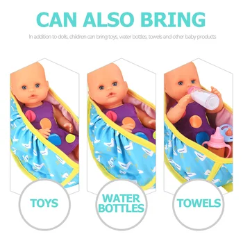 Регулируема предна чанта-переноска за съхранение на детски плюшени играчки за момичета 3