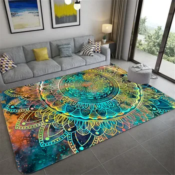 Цветове килим Татул красива ретро-подложка за спални подложка за пикник килимче за йога килимче за молитви цветна подложка за хол 3